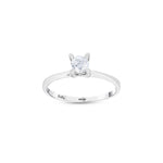 Load image into Gallery viewer, 0.30 Karat Heart Detail Besties Solitaire Diamond Ring