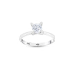 Load image into Gallery viewer, 0.50 Karat Heart Detail Besties Solitaire Diamond Ring