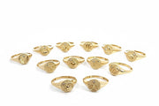 14ct Zodiac Design Gold Ring