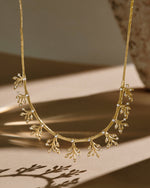 Load image into Gallery viewer, 14ct Spring Branch Design Gold Necklace
