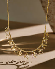 14ct Spring Branch Design Gold Necklace