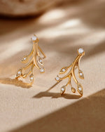 Load image into Gallery viewer, 14ct Bahar Dali Design Gold Earrings