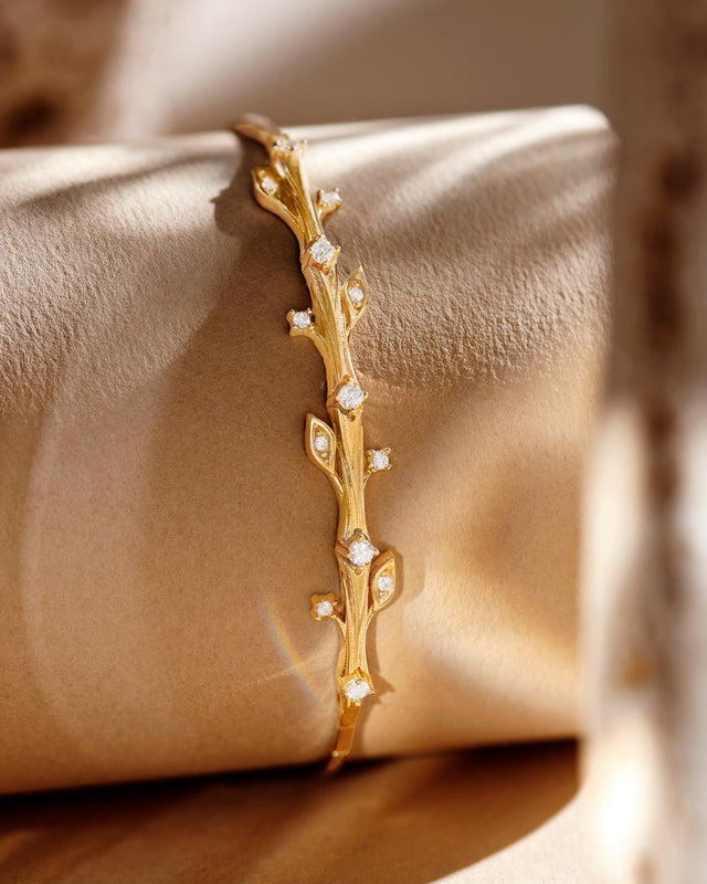 14ct Spring Branch Design Gold Bracelet