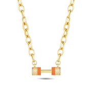 14ct Festie Turuncu Design Gold Necklace