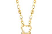 14ct Festie Heart Design Gold Necklace