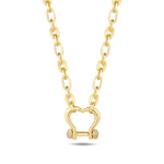 Load image into Gallery viewer, 14ct Festie Heart Design Gold Necklace