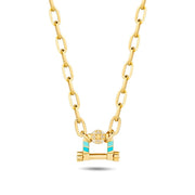 14ct Festie Mavi Design Gold Necklace