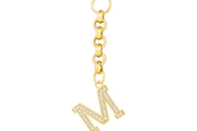14ct Festie Letter Design Gold Charm Pendant (Chain Not Included)