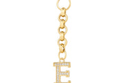 14ct Festie Letter Design Gold Charm Pendant (Chain Not Included)