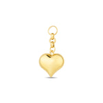 Load image into Gallery viewer, 14ct Festie Heart Design Gold Charm Pendant (Chain Not Included)