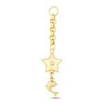 Load image into Gallery viewer, 14ct Festie Star Fish Design Gold Charm Pendant (Chain Not Included)