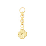 14ct Festie Parla Design Clover Gold Charm Pendant (Chain Not Included)