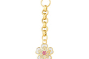 14ct Festie Magnolia Design Gold Charm Pendant (Chain Not Included)