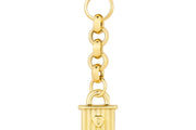 14ct Festie Lock Design Gold Charm Pendant (Chain Not Included)