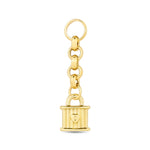 Load image into Gallery viewer, 14ct Festie Lock Design Gold Charm Pendant (Chain Not Included)