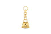 14ct Festie Handbag Design Gold Charm Pendant (Chain Not Included)
