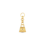 14ct Festie Handbag Design Gold Charm Pendant (Chain Not Included)
