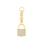 Load image into Gallery viewer, 14ct Festie Stone Set Design Handbag Gold Charm Pendant (Chain Not Included)
