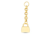 14ct Festie Handbag Design Gold Charm Pendant (Chain Not Included)