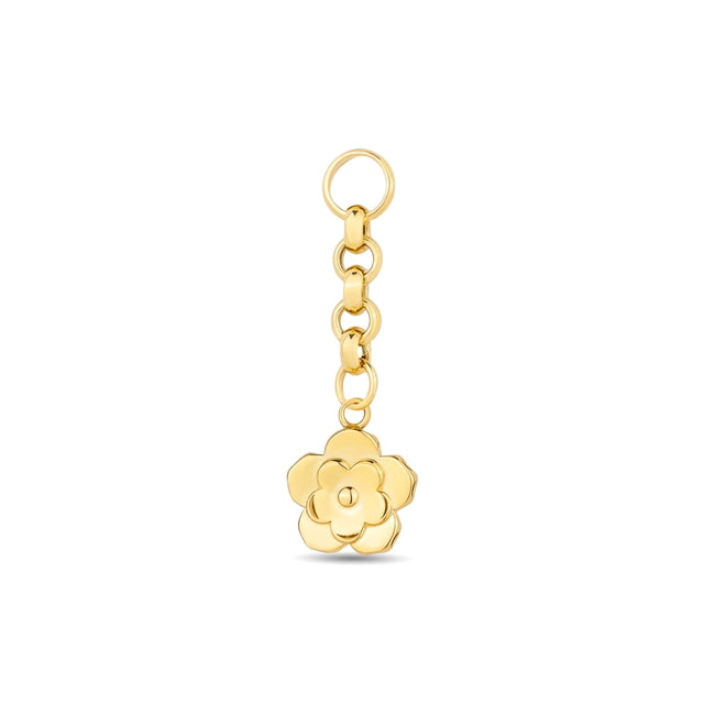 14ct Festie Flower Design Gold Charm Pendant (Chain Not Included)