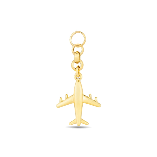 14ct Festie Ucak Design Gold Charm Pendant (Chain Not Included)