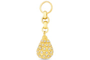 14ct Festie Stone Set Design Gold Charm Pendant (Chain Not Included)