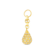 14ct Festie Stone Set Design Gold Charm Pendant (Chain Not Included)