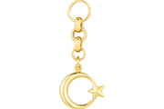 14ct Festie Ay Yildiz Design Gold Charm Pendant (Chain Not Included)