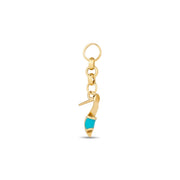 14ct Festie Sindirella Design Gold Charm Pendant (Chain Not Included)