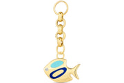 14ct Festie Fish Design Gold Charm Pendant (Chain Not Included)