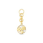 14ct Festie Cicekler Design Gold Charm Pendant (Chain Not Included)
