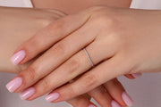 0.07 Karat Half Eternity Diamond Ring