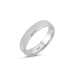 Load image into Gallery viewer, 14ct 4,5mm White Gold Stone Set Wedding Ring