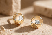 14ct Fancy Design Gold Earrings