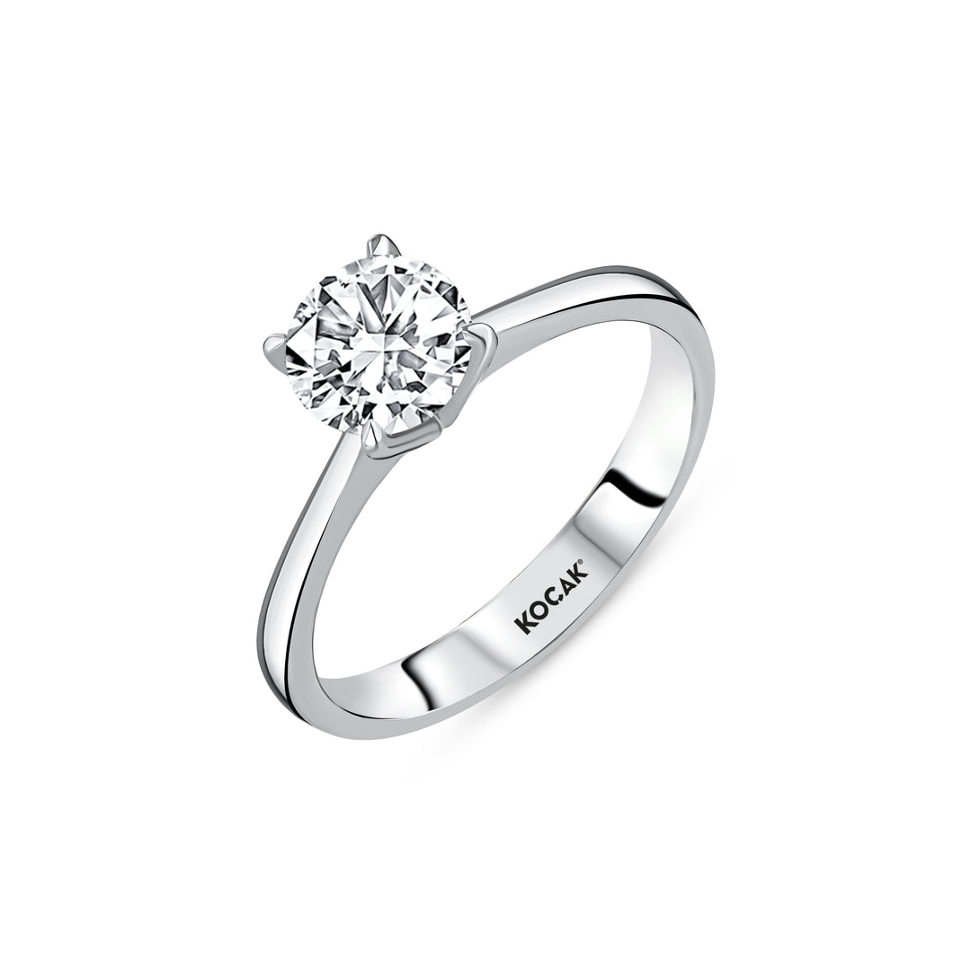 1.00 Karat Solitaire Diamond Ring