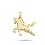 Load image into Gallery viewer, 14ct Unicorn Gold Pendant (Chain Not Included)