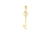 14ct Key Design Gold Pendant (Chain Not Included)