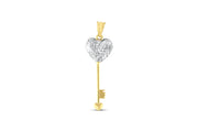14ct Iki Colour Kalbimin Key Gold Pendant (Chain Not Included)