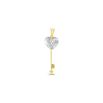 Load image into Gallery viewer, 14ct Iki Colour Kalbimin Key Gold Pendant (Chain Not Included)