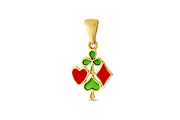 14ct Mineli Design Sans Gold Pendant (Chain Not Included)