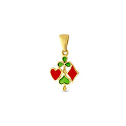14ct Mineli Design Sans Gold Pendant (Chain Not Included)