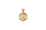 14ct Acilan Istiridye Design Incili Gold Pendant (Chain Not Included)