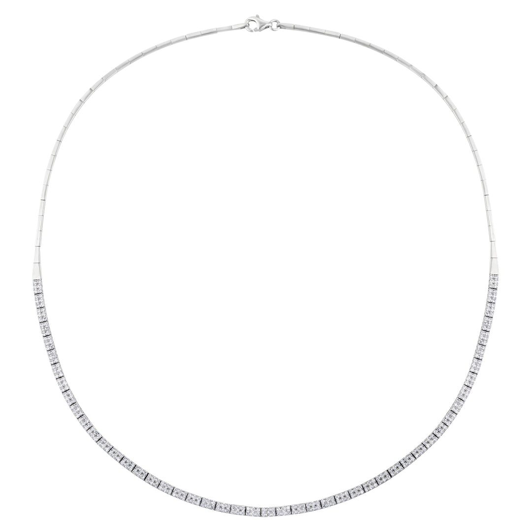 2.17 Karat Tennis Diamond Necklace