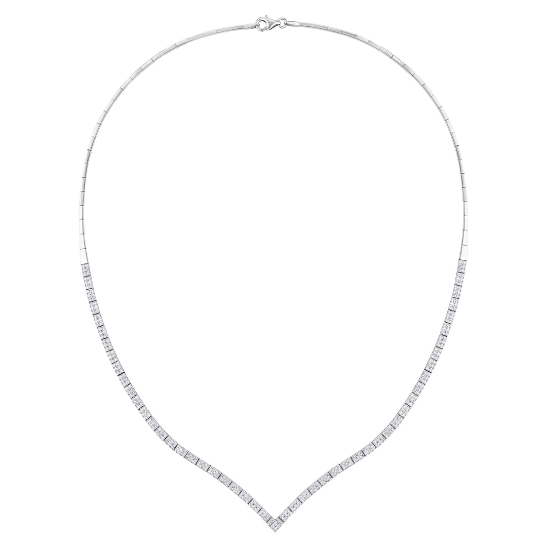 2.17 Karat Tennis Diamond Necklace