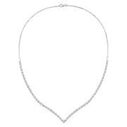 2.17 Karat Tennis Diamond Necklace
