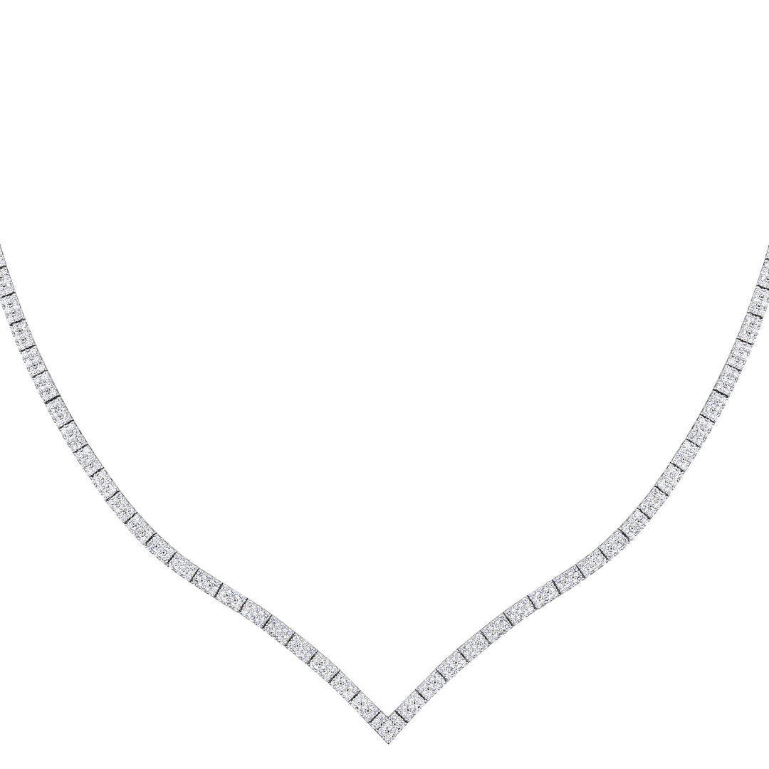2.17 Karat Tennis Diamond Necklace