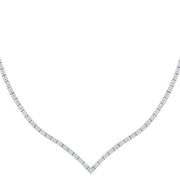 2.17 Karat Tennis Diamond Necklace