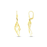 Load image into Gallery viewer, 14ct Vento Design Gold Earrings