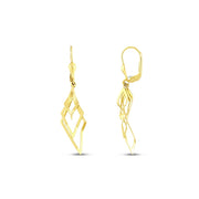 14ct Vento Design Gold Earrings