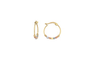 14ct Dorika Hoop Gold Earrings